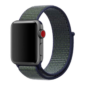 Купить Ремешок iLoungeMax Sport Loop Midnight Fog для Apple Watch 45mm | 44mm | 42mm Series SE | 7 | 6 | 5 | 4 | 3 | 2 | 1 OEM
