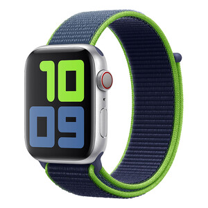 Купить Ремешок iLoungeMax Sport Loop Neon Lime для Apple Watch 45mm | 44mm | 42mm Series SE | 7 | 6 | 5 | 4 | 3 | 2 | 1 OEM
