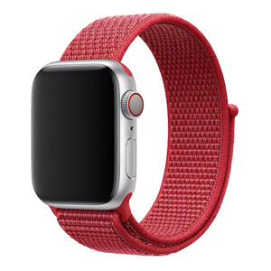 Купить Ремешок iLoungeMax Sport Loop (PRODUCT) RED для Apple Watch 45mm | 44mm | 42mm Series SE | 7 | 6 | 5 | 4 | 3 | 2 | 1 OEM