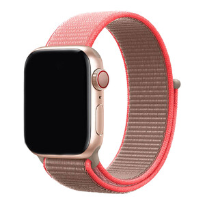 Купить Ремешок iLoungeMax Sport Loop Neon Pink для Apple Watch 45mm | 44mm | 42mm Series SE | 7 | 6 | 5 | 4 | 3 | 2 | 1 OEM