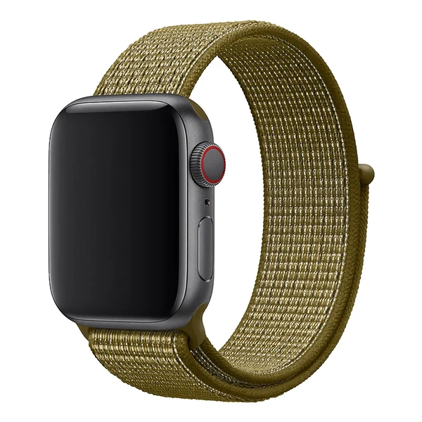 Ремінець iLoungeMax Sport Loop Olive Flak для Apple Watch Ultra 49mm | 45mm | 44mm | 42mm Series  OEM у Рівному