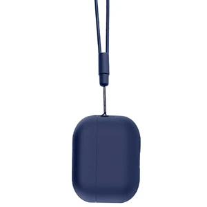 Силиконовый чехол с ремешком iLoungeMax Dark Blue для AirPods Pro 2  - Фото 1