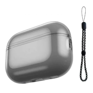 Прозорий захисний чохол iLoungeMax Black для AirPods Pro 2 - Фото 2