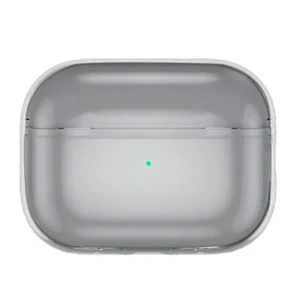 Прозорий захисний чохол iLoungeMax Black для AirPods Pro 2  - Фото 1