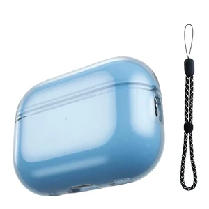 Прозрачный защитный чехол iLoungeMax Blue для AirPods Pro 2 - Фото 2