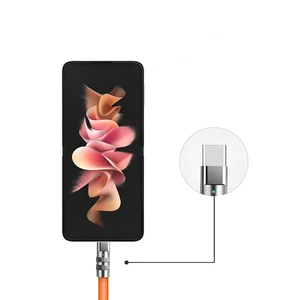 Зарядний кабель iLoungeMax Super Fast Charger Cable USB to Type-C 120W Orange 2m - Фото 2