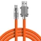 Зарядный кабель iLoungeMax Super Fast Charger Cable USB to Type-C 120W Orange 1m  - Фото 1