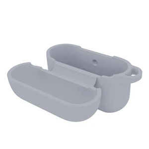 Чехол с карабином iLoungeMax TPU Case Lavender Grey для AirPods Pro - Фото 2