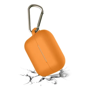 Чехол с карабином iLoungeMax TPU Case Orange для AirPods Pro - Фото 3