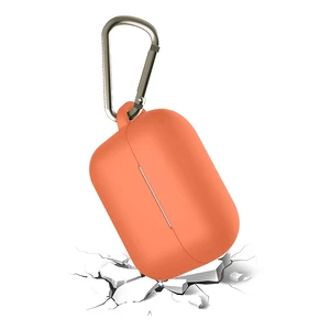 Чохол із карабіном iLoungeMax TPU Case Peach для AirPods Pro - Фото 3
