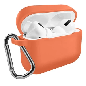 Чохол із карабіном iLoungeMax TPU Case Peach для AirPods Pro  - Фото 1