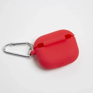 Силиконовый чехол с карабином iLoungeMax TPU Case Red для AirPods 3 - Фото 3