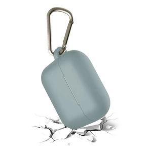 Чехол с карабином iLoungeMax TPU Case Turquoise для AirPods Pro - Фото 3