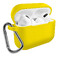 Чехол с карабином iLoungeMax TPU Case Yellow для AirPods Pro