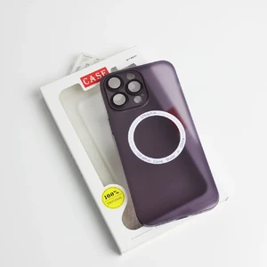 Ультратонкий чехол с защитой камеры iLoungeMax Ultrathin MagSafe Case Purple для iPhone 14 Pro Max - Фото 2