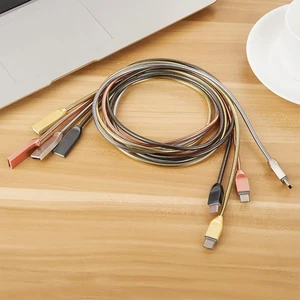 Металлический кабель iLoungeMax USB Type-A to Lightning Metal 2.4A 1m для iPhone | iPad | iPod - Фото 3