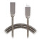 Металевий кабель iLoungeMax Type-A to Lightning Metal 2.4A 1m для iPhone | iPad | iPod  - Фото 1