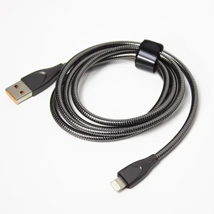Металлический кабель iLoungeMax USB Type-A to Lightning Metal 2.4A 1m для iPhone | iPad | iPod - Фото 5