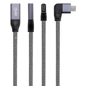 Кутовий подовжувач iLoungeMax USB Type-C USB-C 3.1 10Gbp/s 90° 1.5м для MacBook | iPad - Фото 2