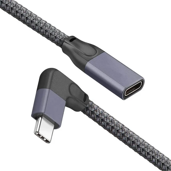 Кутовий подовжувач iLoungeMax USB Type-C USB-C 3.1 10Gbp/s 90° 1.5м для MacBook | iPad у Вінниці