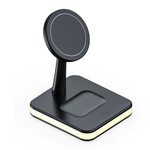 Беспроводное зарядное устройство iLoungeMax Wireless Charger 4 in 1 Black для iPhone | Apple Watch | AirPods
