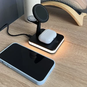 Беспроводное зарядное устройство iLoungeMax Wireless Charger 4 in 1 Black для iPhone | Apple Watch | AirPods - Фото 3