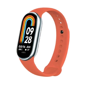 Силіконовий ремінець iLoungeMax Silicone Bracelet Orange для Xiaomi Mi Band 8