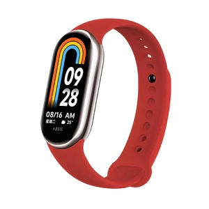 Силіконовий ремінець iLoungeMax Silicone Bracelet Red для Xiaomi Mi Band 8