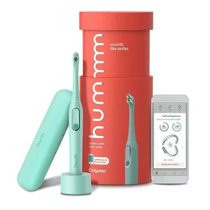 Розумна електрична зубна щітка Colgate Hum Smart Battery Toothbrush Kit Green - Фото 4