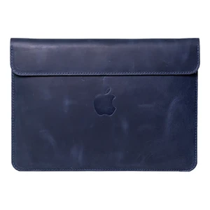 Шкіряний чохол-конверт INCARNE Klouz Синій для MacBook Air 13" M3 | M2 | M1 (2024-2018)
