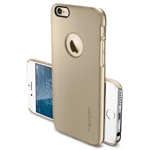 Чехол Spigen Thin Fit A Champagne Gold для iPhone 6 | 6s - Фото 2