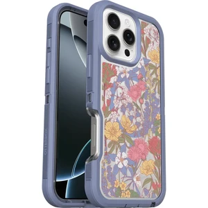 Противоударный чехол Otterbox Defender Series Pro XT MagSafe Floral Purple (Clear) для iPhone 16 Pro Max - Фото 2