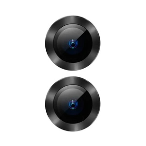 Защитное стекло для камеры iPhone 11 Baseus Alloy Protection Ring Lens Film Black - Фото 2