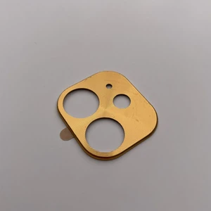 Жовта захисна рамка для камери iPhone 11 iLoungeMax Metal Lens - Фото 2