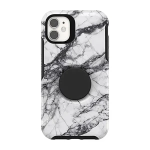 Чохол-підставка (з попсокетом) для iPhone 11 OtterBox Pop Symmetry Series Case White Marble - Фото 2