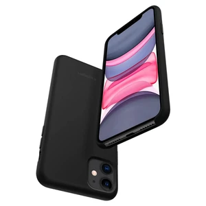 Чорний силіконовий чохол для iPhone 11 Spigen Silicone Fit - Фото 2