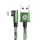 Зарядний кабель для iPhone 1м Baseus Camouflage USB to Lightning Cable Green 6953156290518 - Фото 1