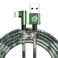 Зарядний кабель для iPhone 1м Baseus Camouflage USB to Lightning Cable Green - Фото 2