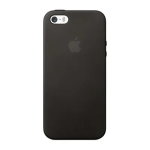 Оригинальный кожаный чехол Apple Case для iPhone 5 | 5S | SE Black (MF045) - Фото 2