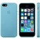 Оригинальный кожаный чехол Apple Case для iPhone 5 | 5S | SE Blue (MF044) - Фото 4