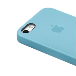 Оригинальный кожаный чехол Apple Case для iPhone 5 | 5S | SE Blue (MF044) - Фото 3