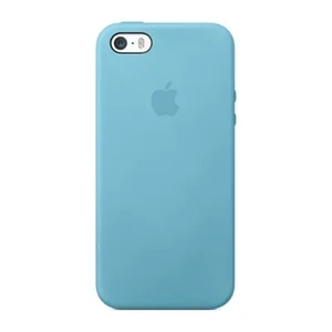 Оригинальный кожаный чехол Apple Case для iPhone 5 | 5S | SE Blue (MF044) - Фото 2