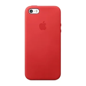 Оригинальный кожаный чехол Apple Case для iPhone 5 | 5S | SE PRODUCT RED (MF046) - Фото 2