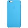 Силиконовый чехол Apple Silicone Case Blue (MGRH2) для iPhone 6 Plus | 6s Plus MGRH2 - Фото 1