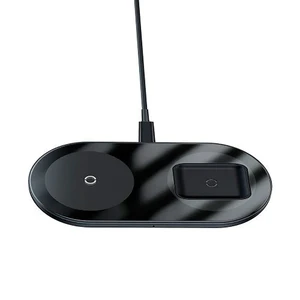 Беспроводная зарядка для iPhone | AirPods | Samsung Baseus Simple 2-in-1 Pro Edition Black - Фото 2