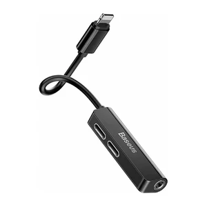 Адаптер для навушників Baseus Audio Adapter L52 Lightning to 3.5mm | 2xLightning - Фото 2
