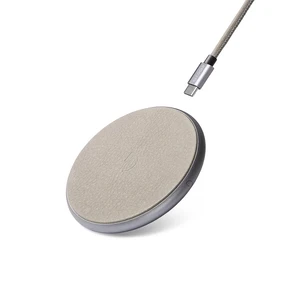 Беспроводная зарядка для iPhone | Samsung Decoded FastPad Wireless Charger Grey | Silver - Фото 2