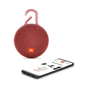 Водонепроницаемая колонка JBL Clip 3 Fiesta Red - Фото 5