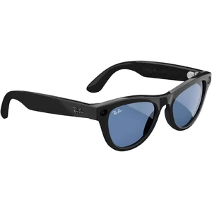 Фотохромні розумні окуляри Ray-Ban Meta Skyler, Shiny Black / Clear / Cerulean Blue Transitions - Фото 2