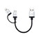 Кабель Just Mobile AluCable Duo mini USB to Lightning/Micro USB - Фото 3